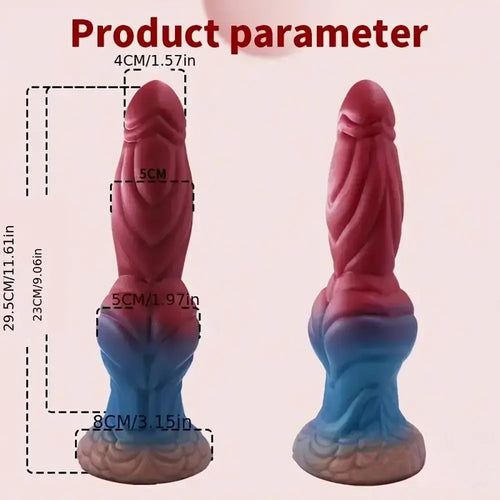 11.61in Fantasy Monster Cock Silicone Soft Dildo For Women G Spot Love