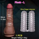 11.8in Huge Soft Lifelike Realistic Skin Thick Cock Double Layer Dildo