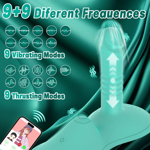 Upgraded Riding-Style Cushion Thrusting G Spot Vibrator With Remote Control