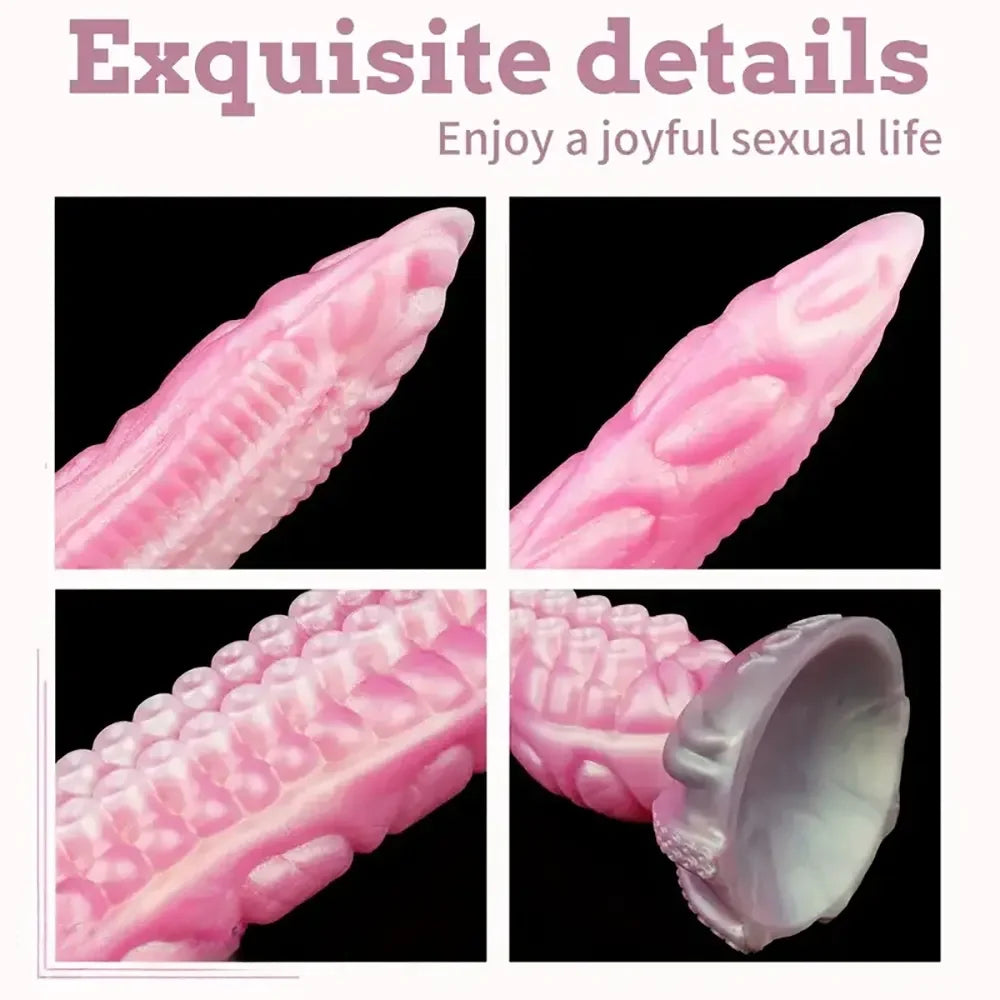 11in - 25.19in Extra Long Big Octopus Tentacle Hands Free Dildo