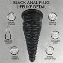 11in Huge Silicone Thick Anal Plug Dildo With Tapered Glans Anal Stretcher
