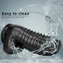 12.2in 13.38in Black PVC Large Thick Giant Caterpillar Anal Dilation Dildo