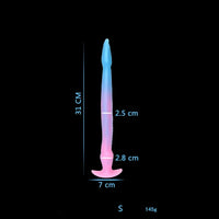 12.2in 15.94in 20.87in Snake Long Huge Animal Luminous Dildo For Anus