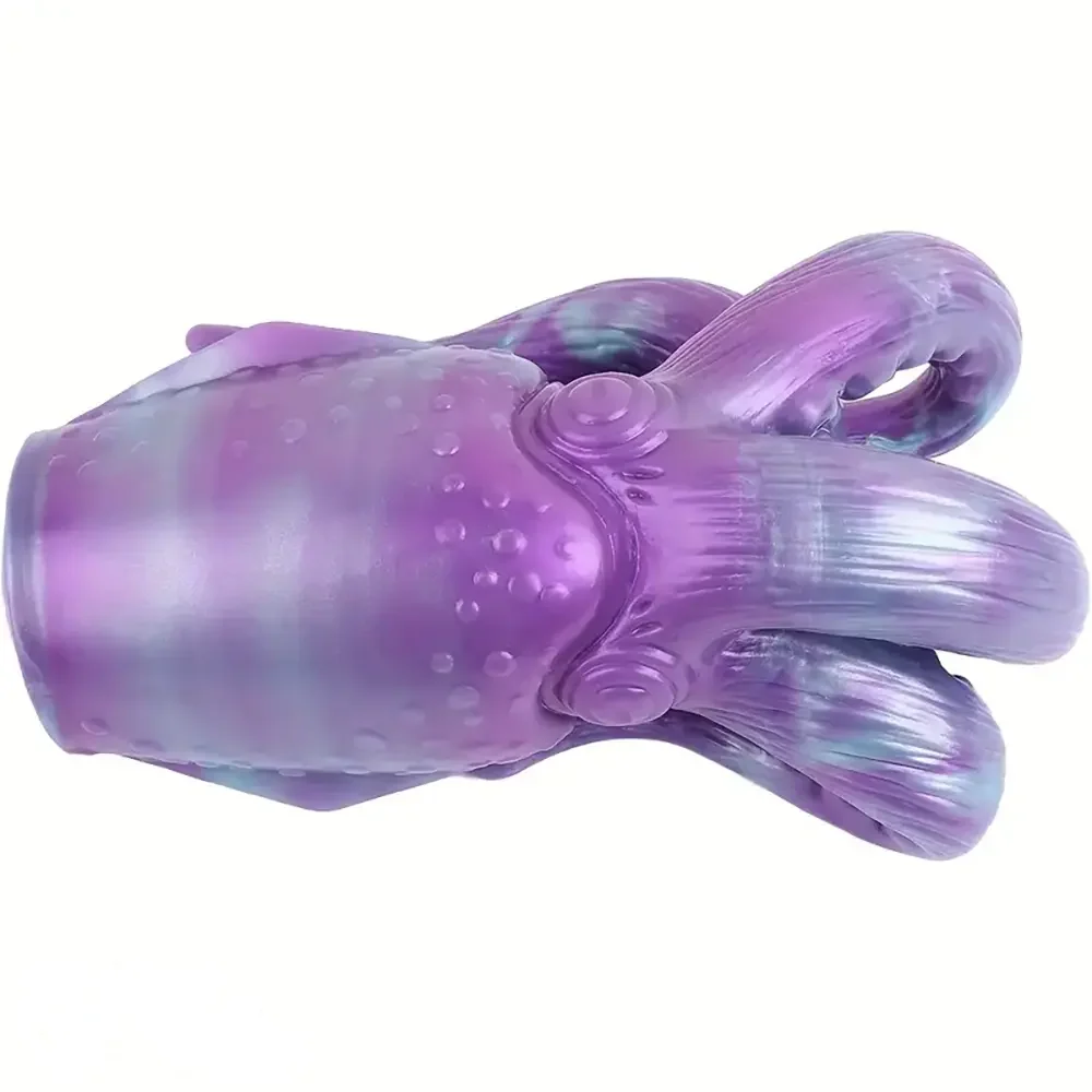 12.59in Octopus Anal Plug Silicone Tentacle Big Dildo Soft Masturbator
