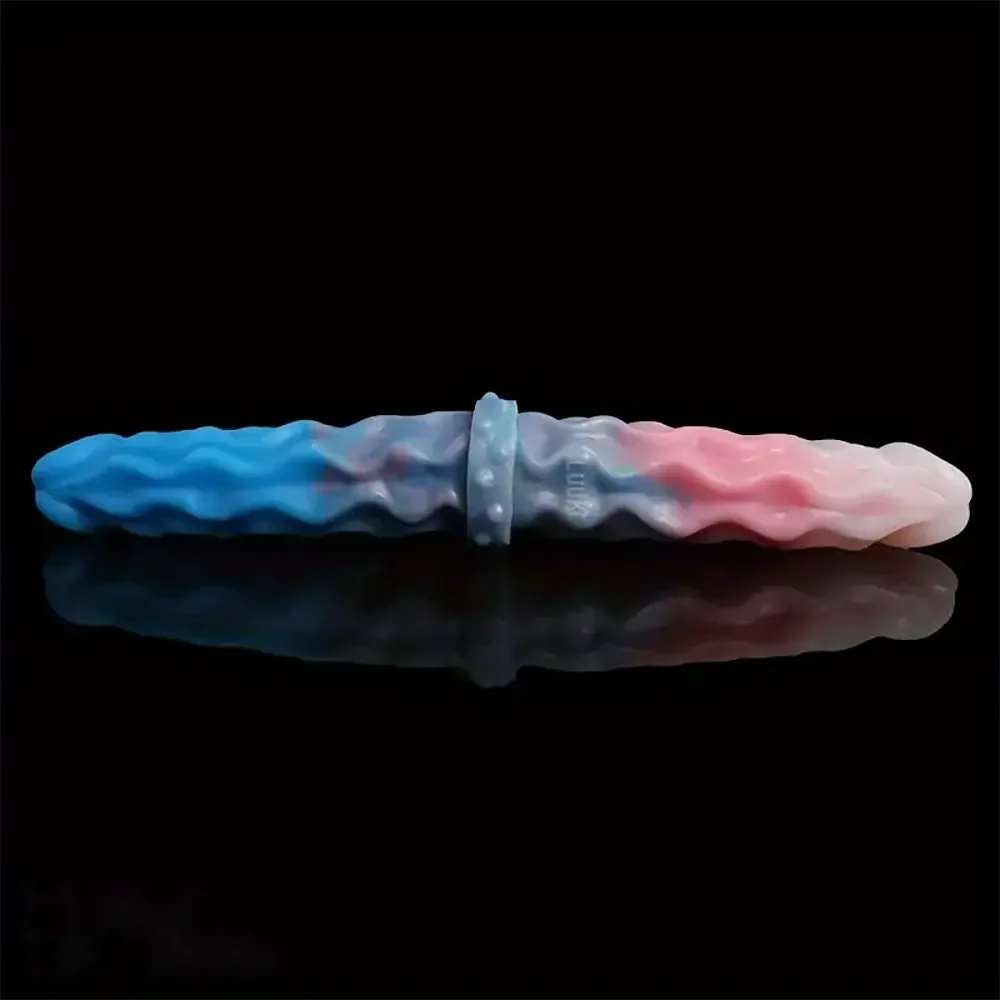 12.59in Silicone Soft Big Dual-Ended Dildo For Intimate Massaging
