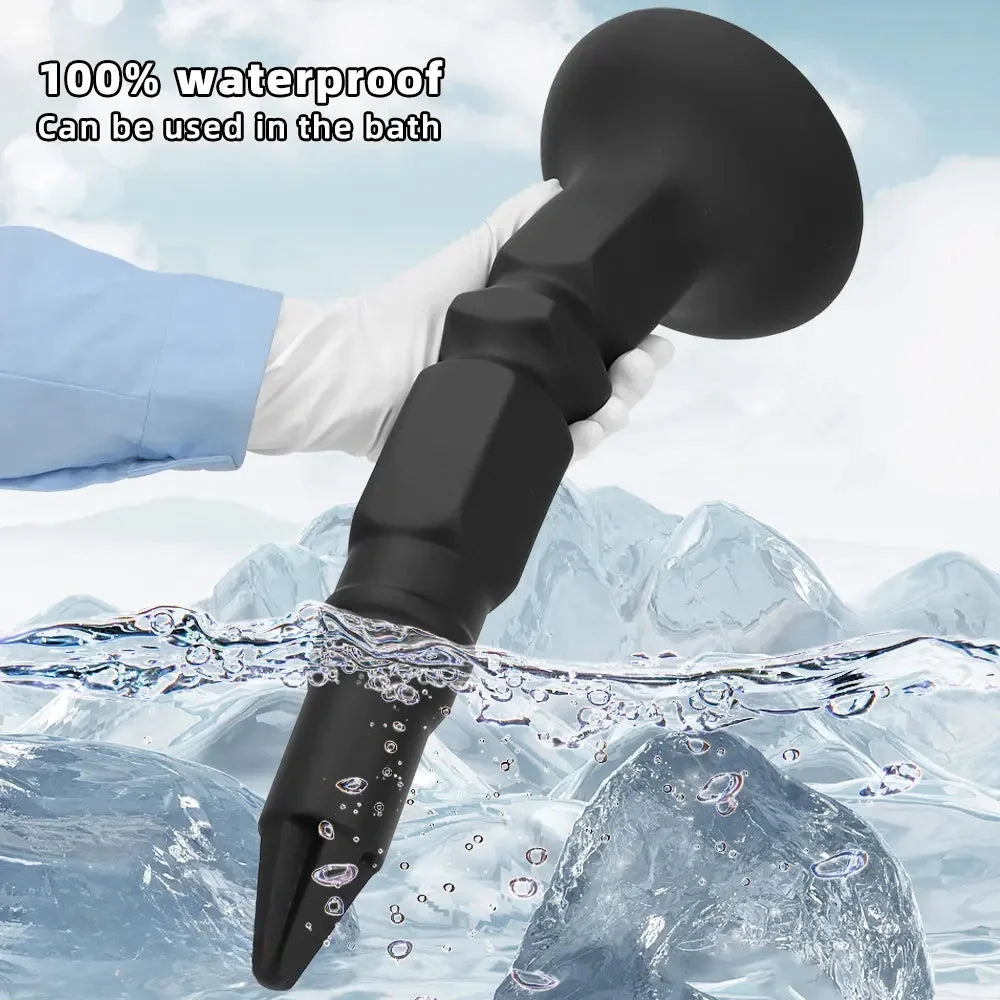 12.6in 14.56in 17.71in Pointed Tip Huge Long Silicone Soft Butt Plug Dildo