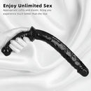 12.6in 15.15in Big PVC Sword Dildo With handle Anal Masturbator For Men
