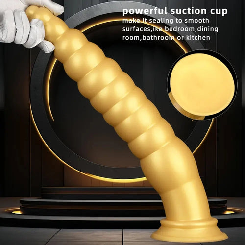 12.6in 17.32in Silicone Super Long Large Thick Anal Plug Dildo Anal Torture