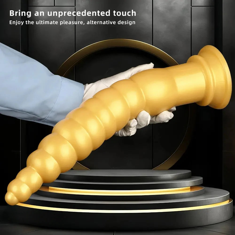 12.6in 17.32in Silicone Super Long Large Thick Anal Plug Dildo Anal Torture