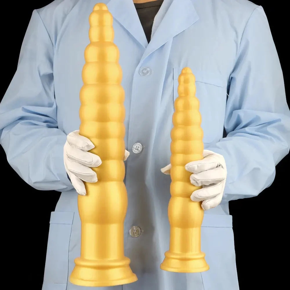 12.6in 17.32in Silicone Super Long Large Thick Anal Plug Dildo Anal Torture