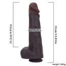 12.81in Huge Silicone Soft Cock Dildo Self-Pleasure Bar Adult Sensual Toy