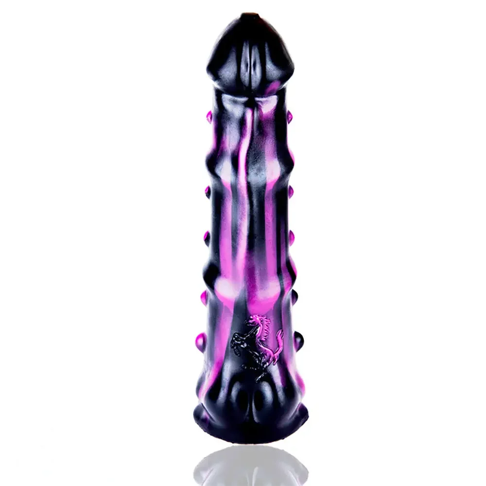 12.8in Monster Animal Spiked Silicone Big Horse Prostate Dildo