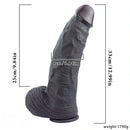 12.99in Huge Thick Lifelike Silicone Dildo Used to Stimulate Vaginal Anal Play