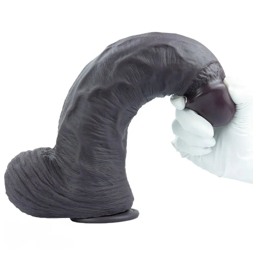 12.99in Huge Thick Lifelike Silicone Dildo Used to Stimulate Vaginal Anal Play