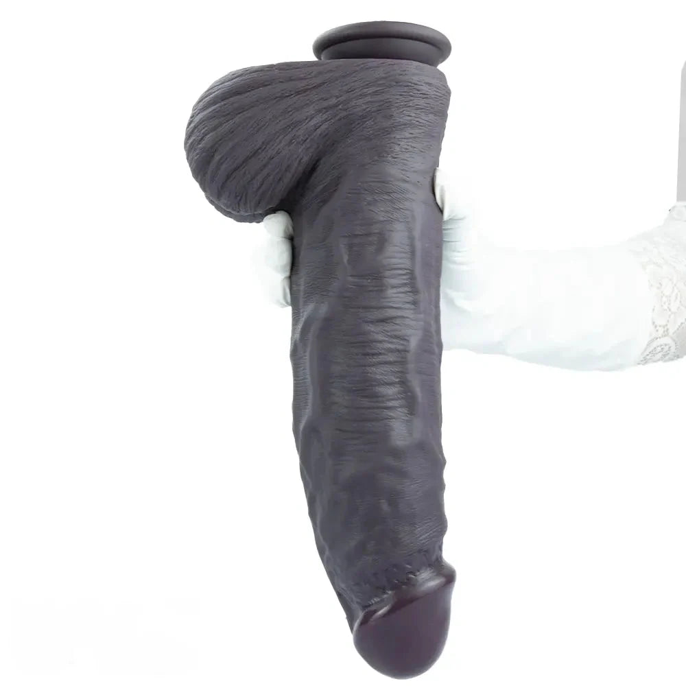 12.99in Huge Thick Lifelike Silicone Dildo Used to Stimulate Vaginal Anal Play