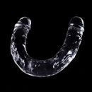 12in 13.58in 14.57in 17.13in Double-Ended Long Realistic Flexible Clear Dildo