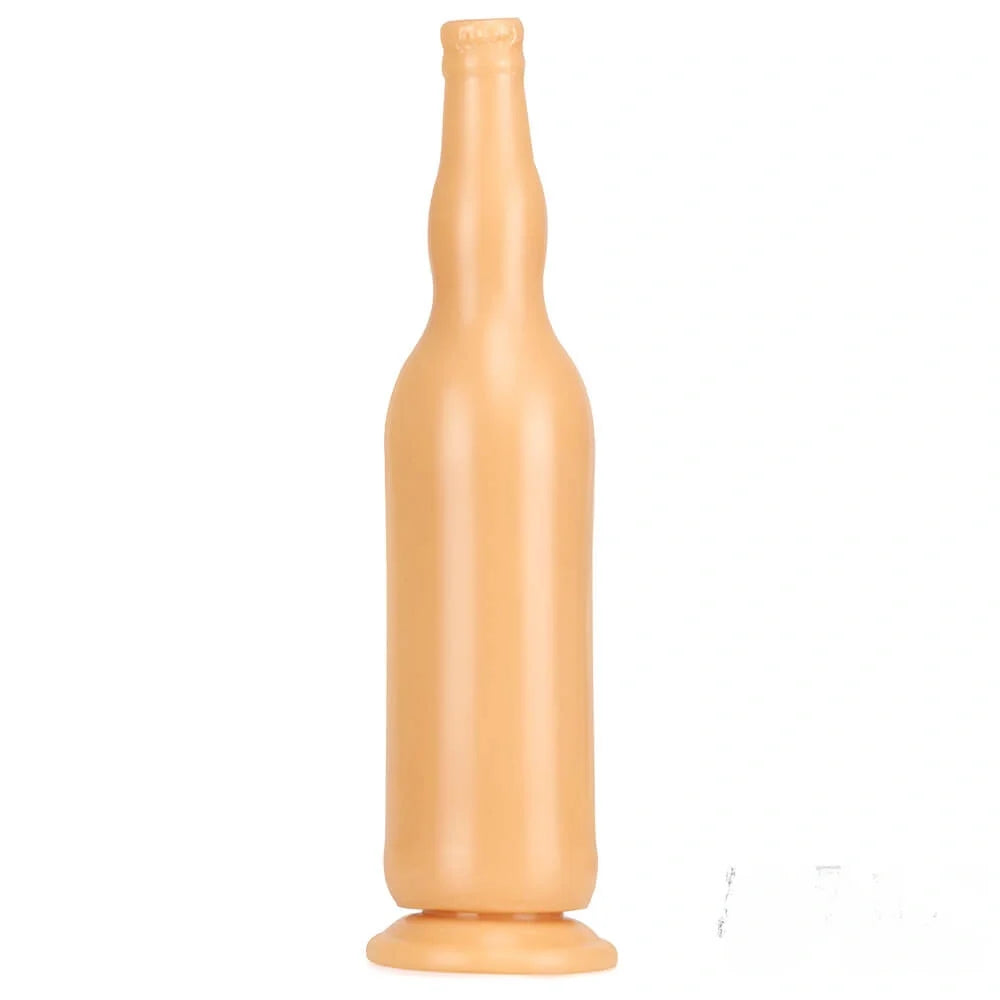12in Beer Bottle Realistic Dildo Crystal See Through Dildo Sex Toy