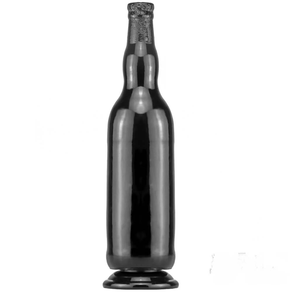 12in Beer Bottle Realistic Dildo Crystal See Through Dildo Sex Toy