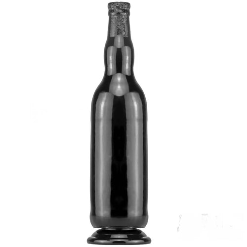 12in Beer Bottle Realistic Dildo Crystal See Through Dildo Sex Toy