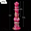 12in Silicone Animal Horse Cock Knot Large Dildo For Solo Play