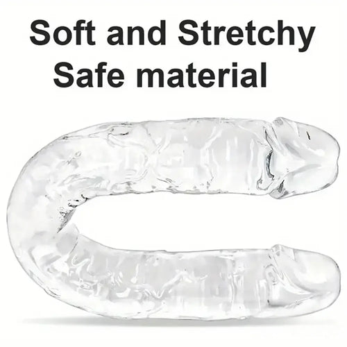 13.18in Realistic Double Headed Long Dildo For Female Male Love Pleasure