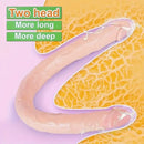 13.18in Realistic Double Headed Long Dildo For Female Male Love Pleasure