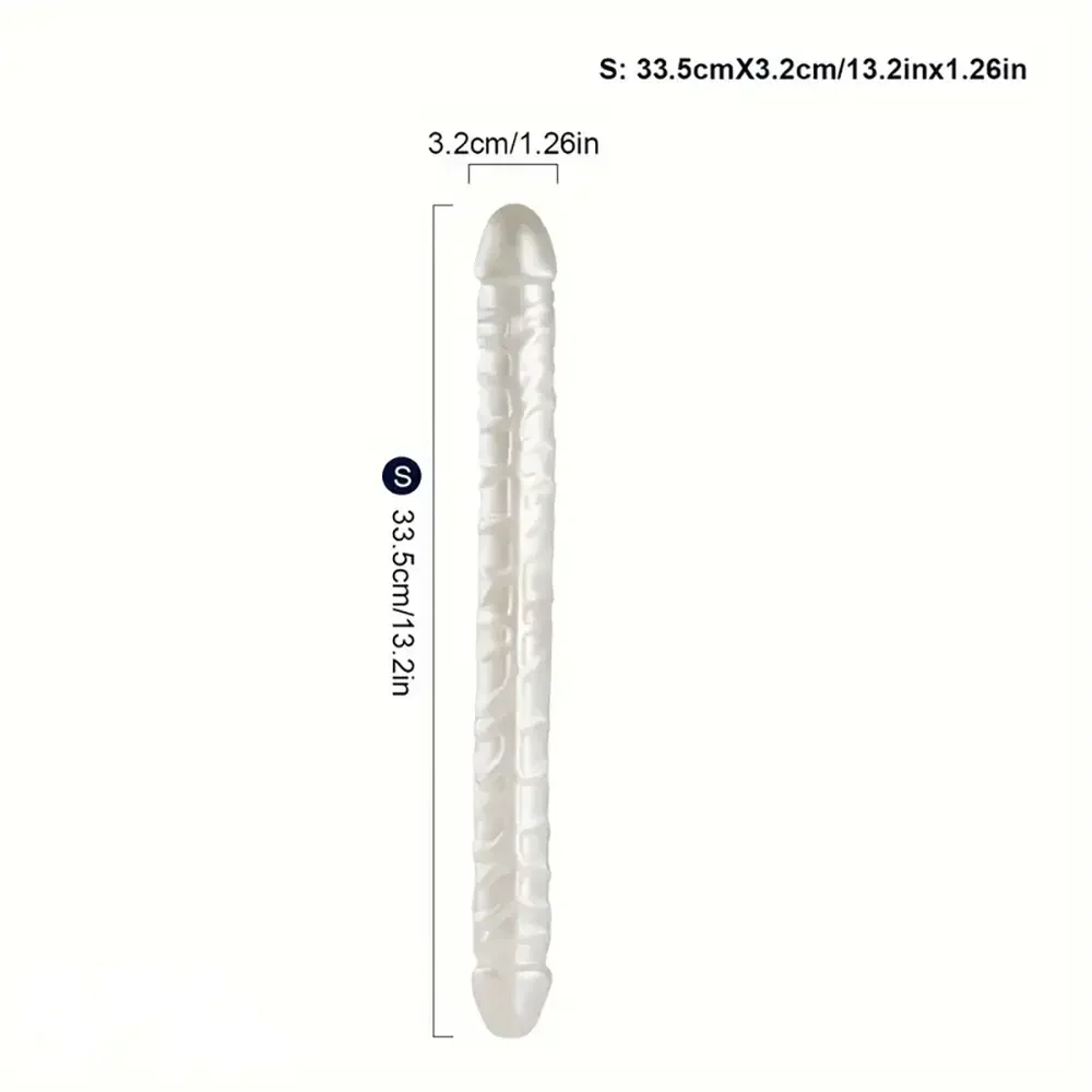 13.2in 16.9in Long Big Double Sided Dildo For Women Men Deep Fast Play