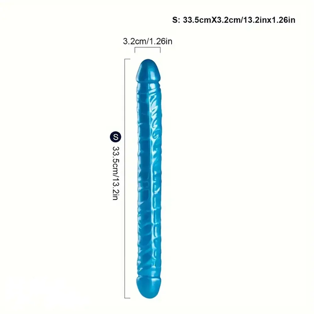 13.2in 16.9in Long Big Double Sided Dildo For Women Men Deep Fast Play