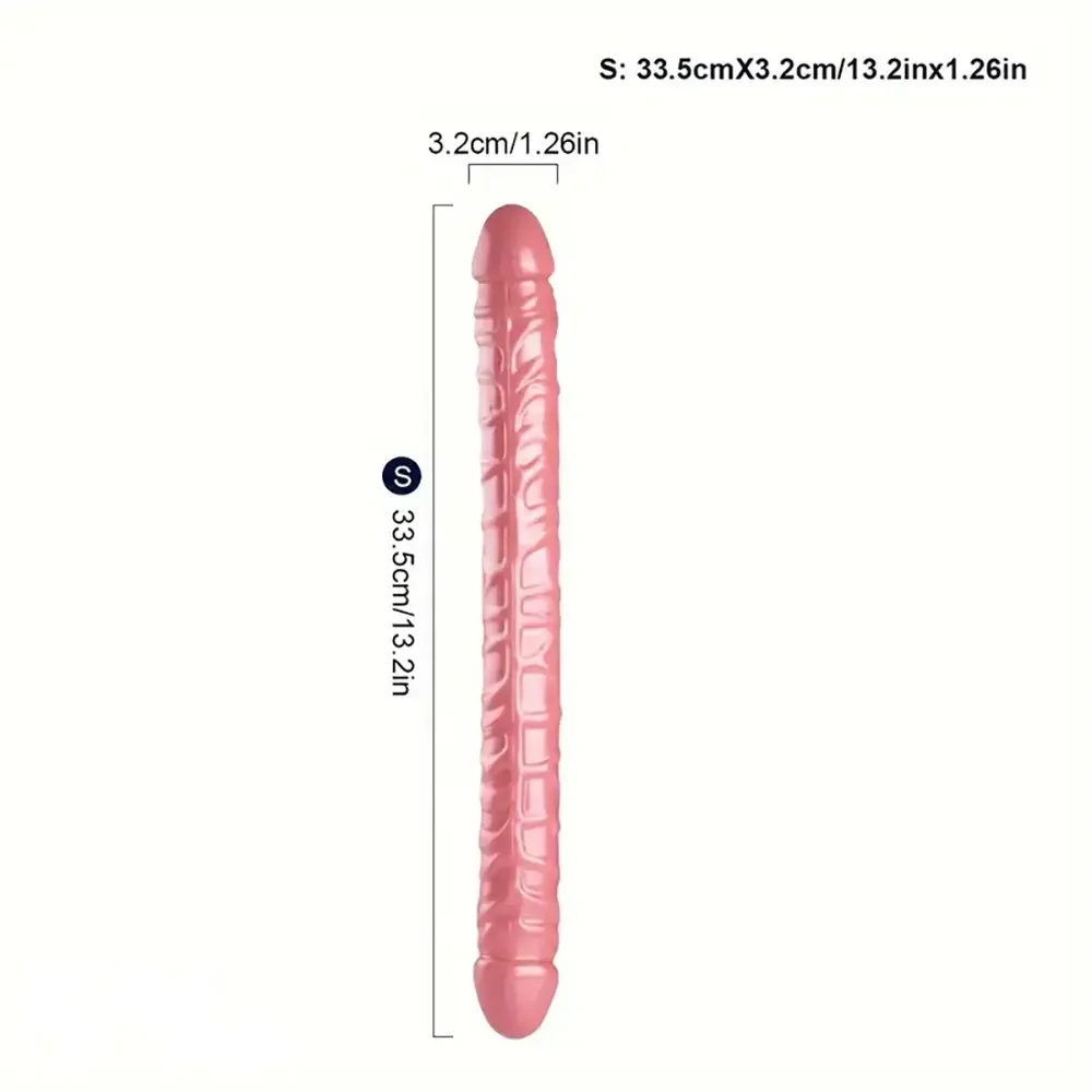 13.2in 16.9in Long Big Double Sided Dildo For Women Men Deep Fast Play
