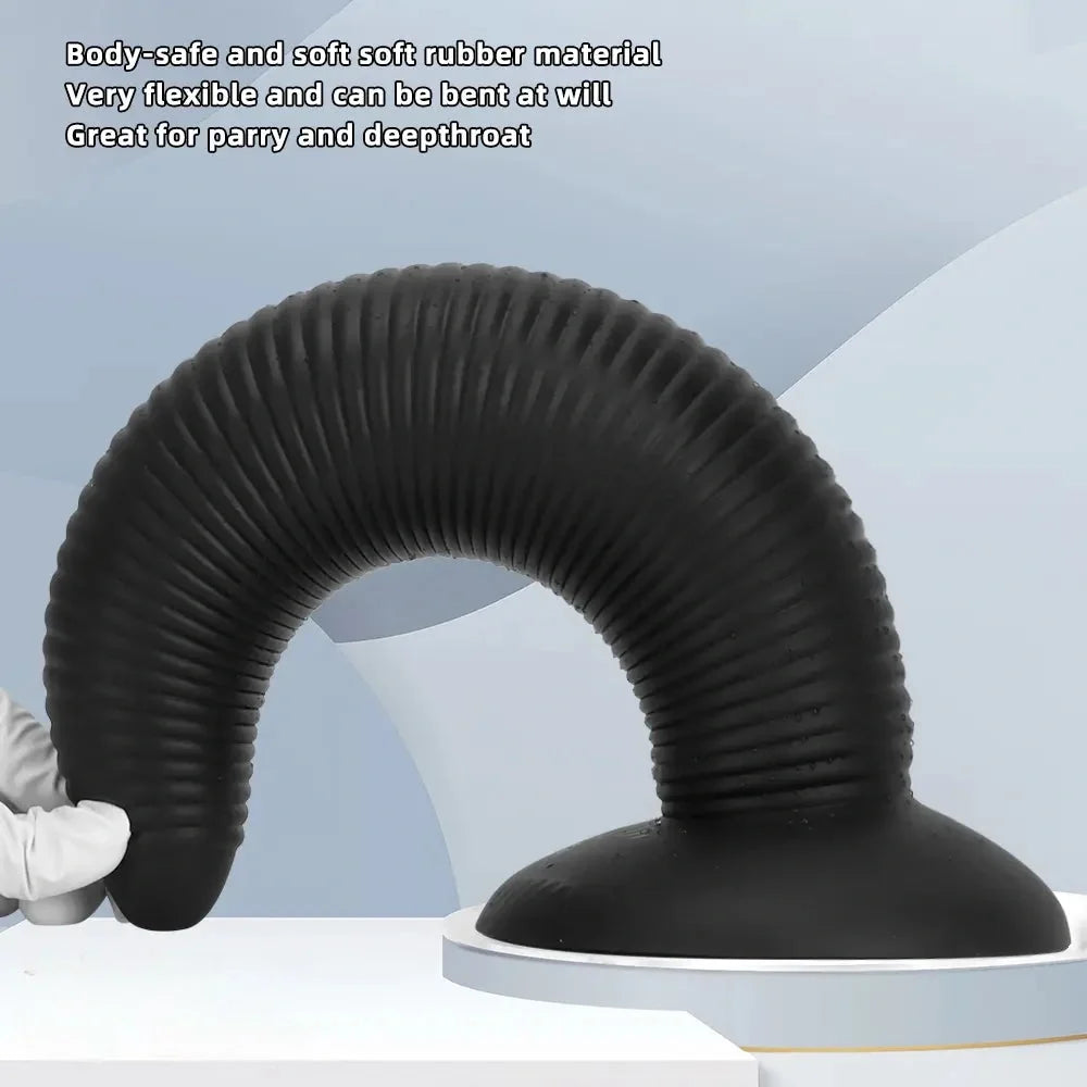 13.38in 14.96in Pointed Large Long Threaded Anal Plug Dildo For Fisting