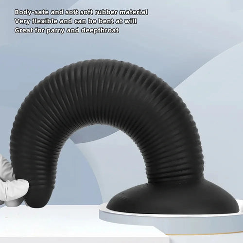 13.38in 14.96in Pointed Large Long Threaded Anal Plug Dildo For Fisting