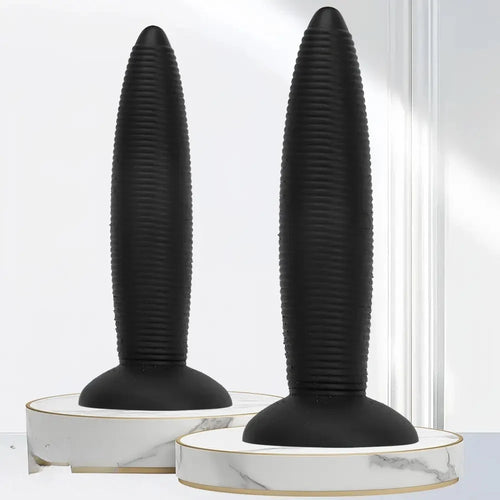 13.38in 14.96in Pointed Large Long Threaded Anal Plug Dildo For Fisting
