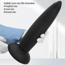 13.38in 14.96in Pointed Large Long Threaded Anal Plug Dildo For Fisting