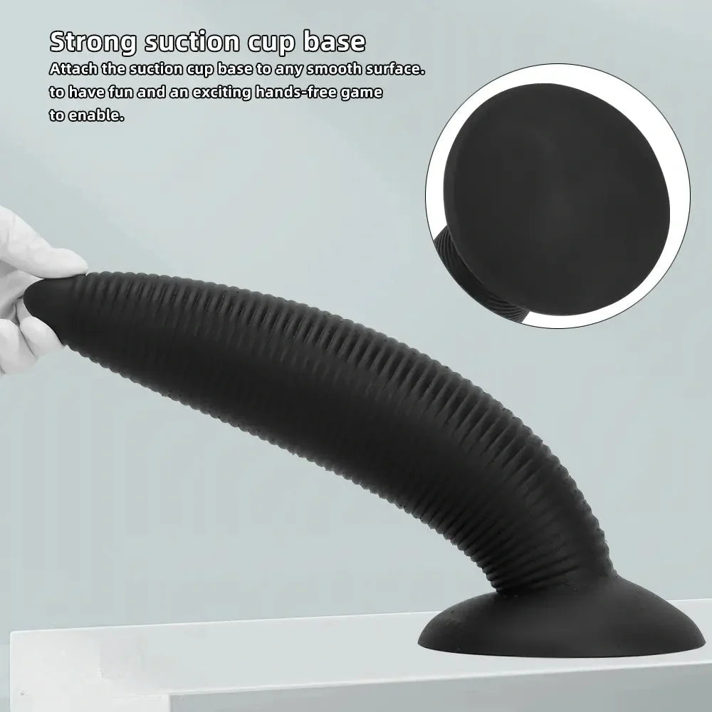 13.38in 14.96in Pointed Large Long Threaded Anal Plug Dildo For Fisting