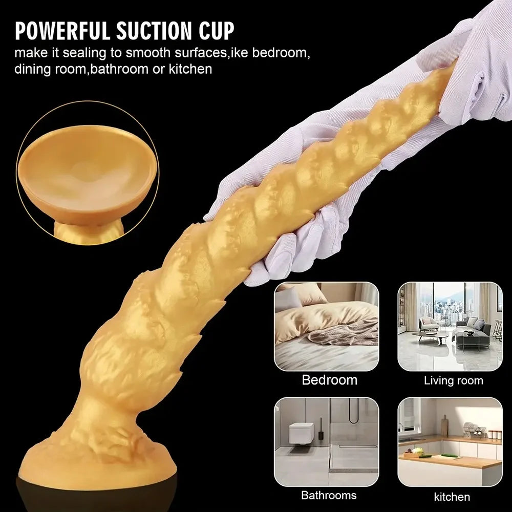 13.38in 15.35in 17.32in 19.48in Super Long Big Anal Silicone Huge Anal Dildo