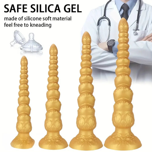 13.38in 15.35in 17.32in 19.48in Super Long Big Anal Silicone Huge Anal Dildo