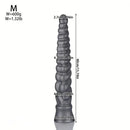 13.77in 15.74in 17.71in 19.68in Long Screw Anal Whip Huge BDSM Soft Dildo