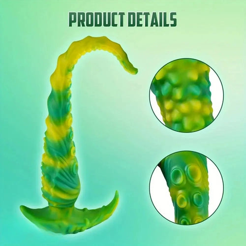 13.78in 17.72in Realistic Long Tentacle Octopus Anal Dildo For G Spot & P Spot