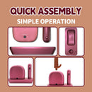 Auto Thrusting Vibration dildo Sex Machine Set With Storage Box