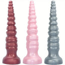 14.44in Silicone Ultra Long Threaded Deep Huge Thick Dildo For Anal Explore