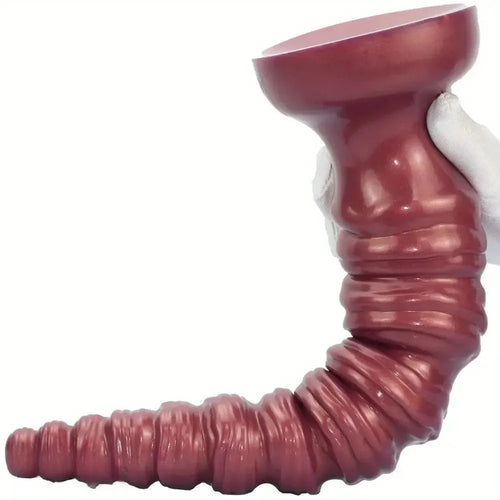 14.44in Silicone Ultra Long Threaded Deep Huge Thick Dildo For Anal Explore