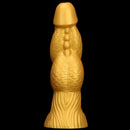 14.56in Gold Silicone Dragon Soft Big Long Realistic Design Thick Dildo