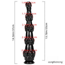 14.56in Skull Dildo Sex Toy For Men Anus Stimulation Sex Orgasm