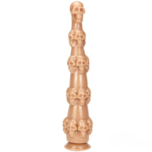 14.56in Skull Dildo Sex Toy For Men Anus Stimulation Sex Orgasm