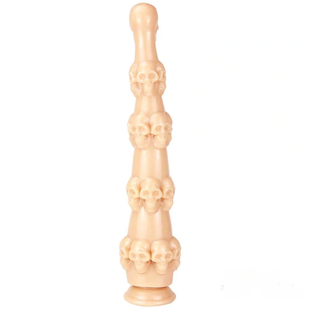 14.56in Skull Dildo Sex Toy For Men Anus Stimulation Sex Orgasm