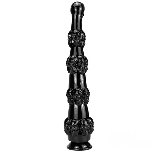 14.56in Skull Dildo Sex Toy For Men Anus Stimulation Sex Orgasm