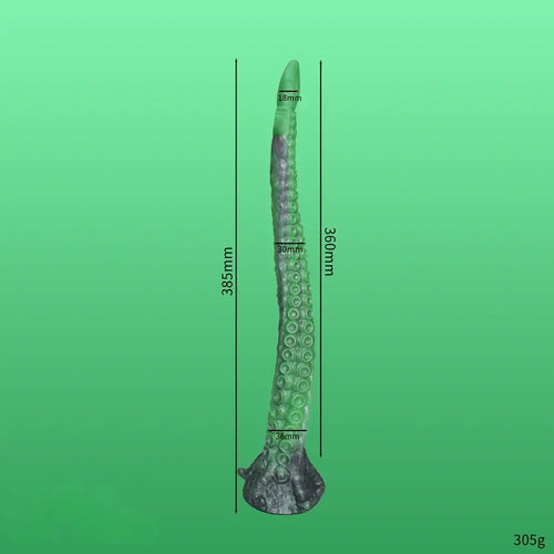 15.16in 17.32in Super Long Big Tentacle Silicone Butt Plug Dildo Anal Toy