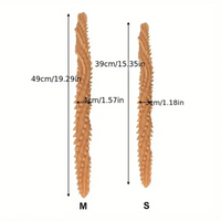 15.35in 19.29in Huge Long Double-Ended Spiked Anal Plug Dildo