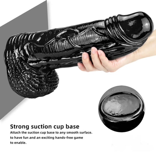 15.35in Huge Long Real Cock Dildo Realistic Texture Toy For Women