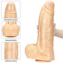 15.35in Huge Long Real Cock Dildo Realistic Texture Toy For Women